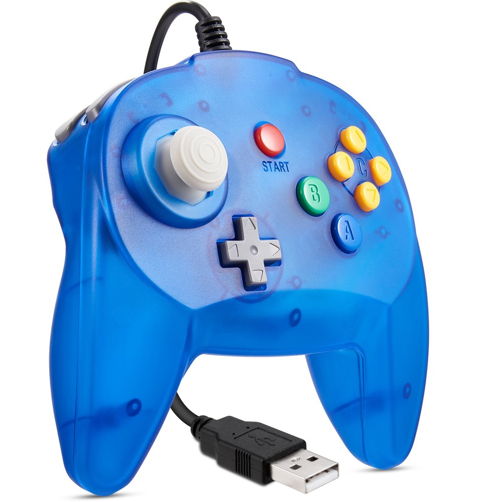 For Switch PC MAC N64 USB Controller Gamepad Joypad for Steam & Super Retrocade