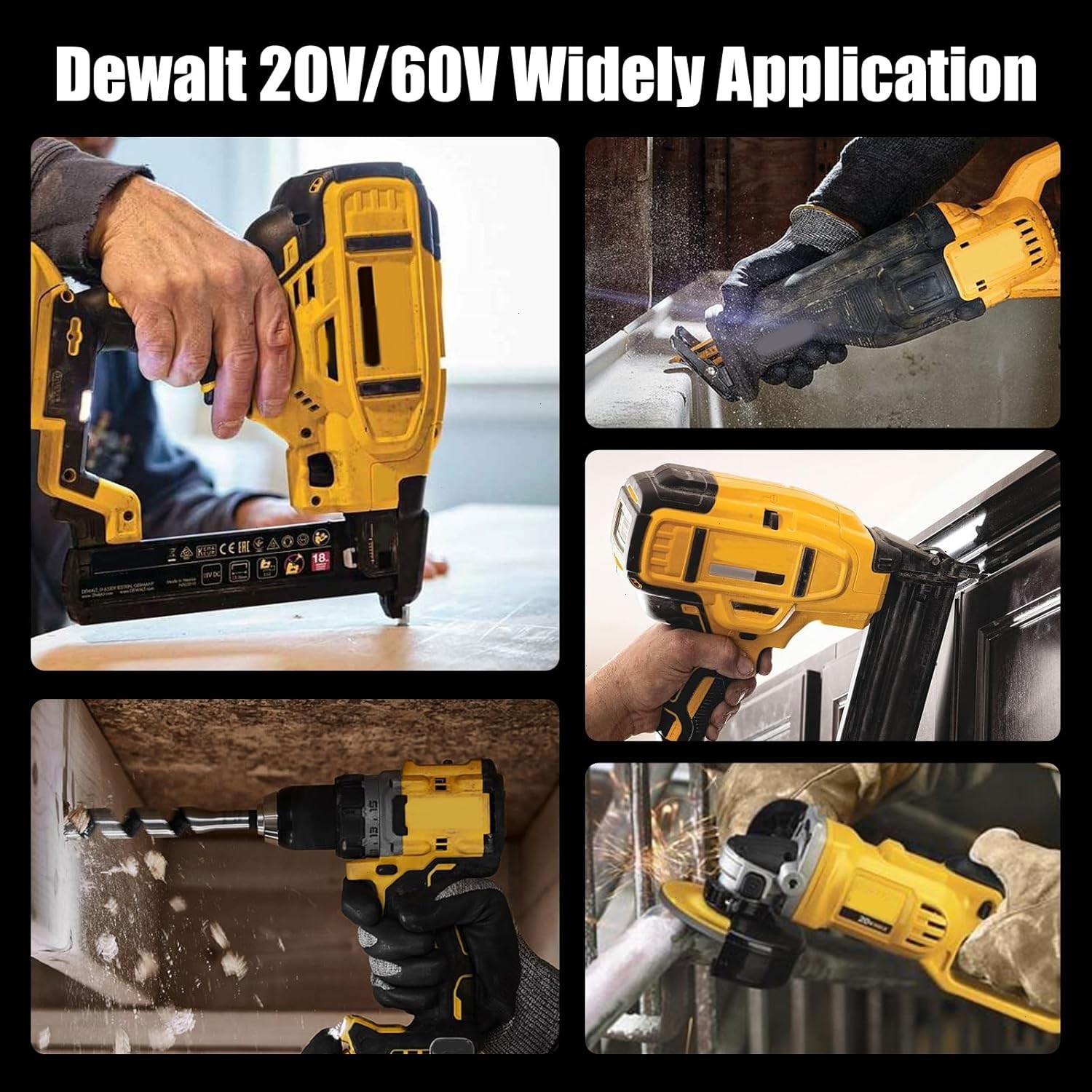 2Pack 12.0AH DCB609-2 For DEWALT DCB612 20V/60V MAX FLEXVOLT Lithium-Ion Battery