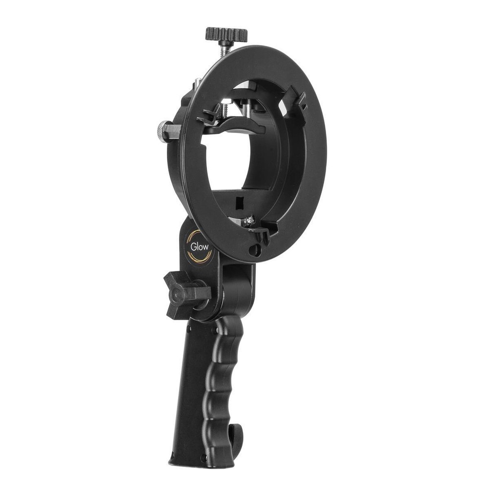 Glow Handheld Grip S-Type Bracket Bowens Mount Holder f/Speedlite Flash Softbox