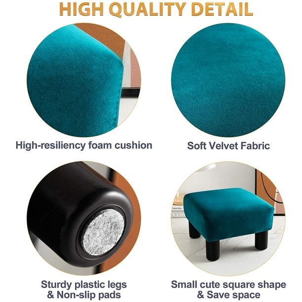 Foot Rest square FootStool Footrest Ottoman