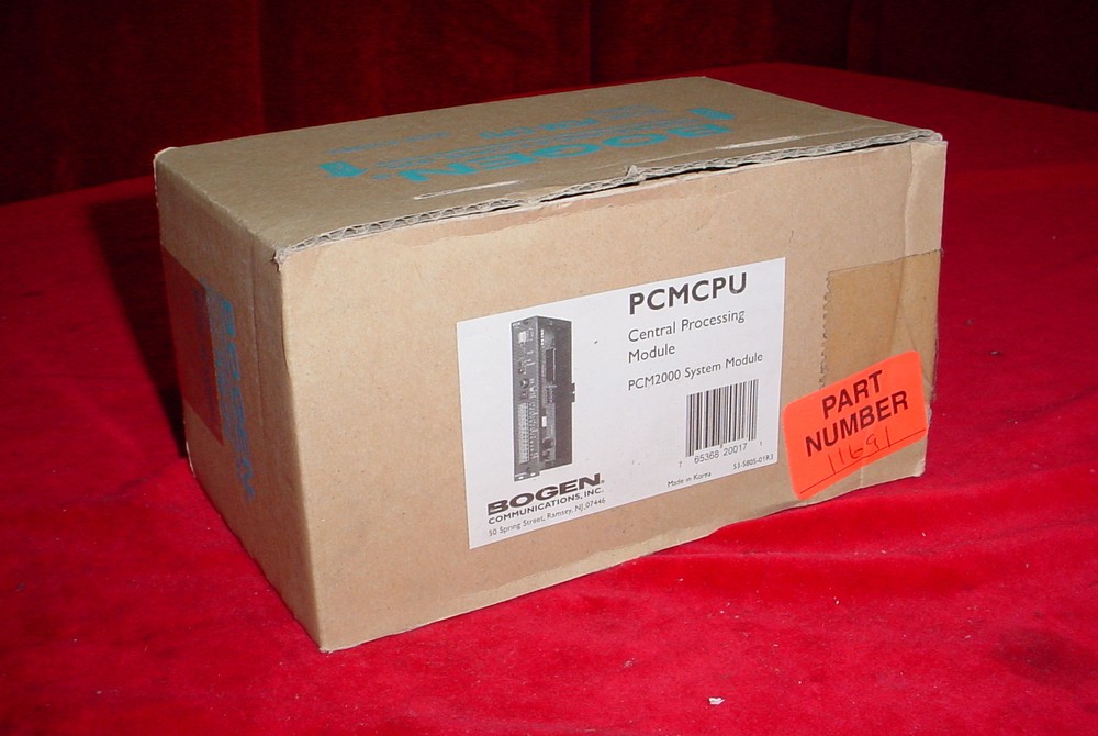NEW! ~ Bogen PCMCPU Central Processing Module - PCM2000-B System Module PCM CPU