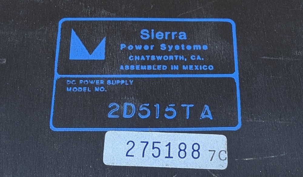 Open Frame Power Supply - Triple Output - Valor/Sierra 2D515TA