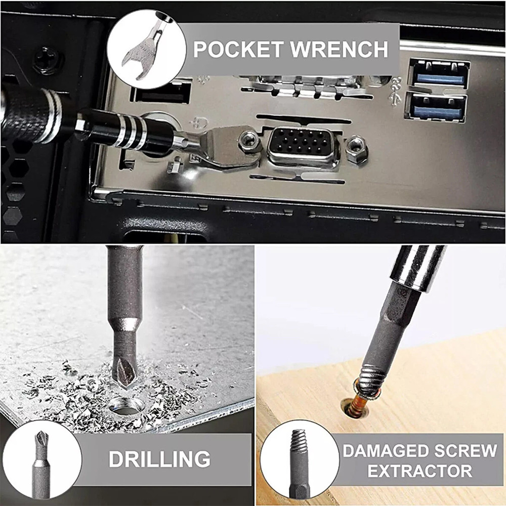 115 In 1 Magnetic Precision Repair Screwdriver Set Electronics Tool Kit