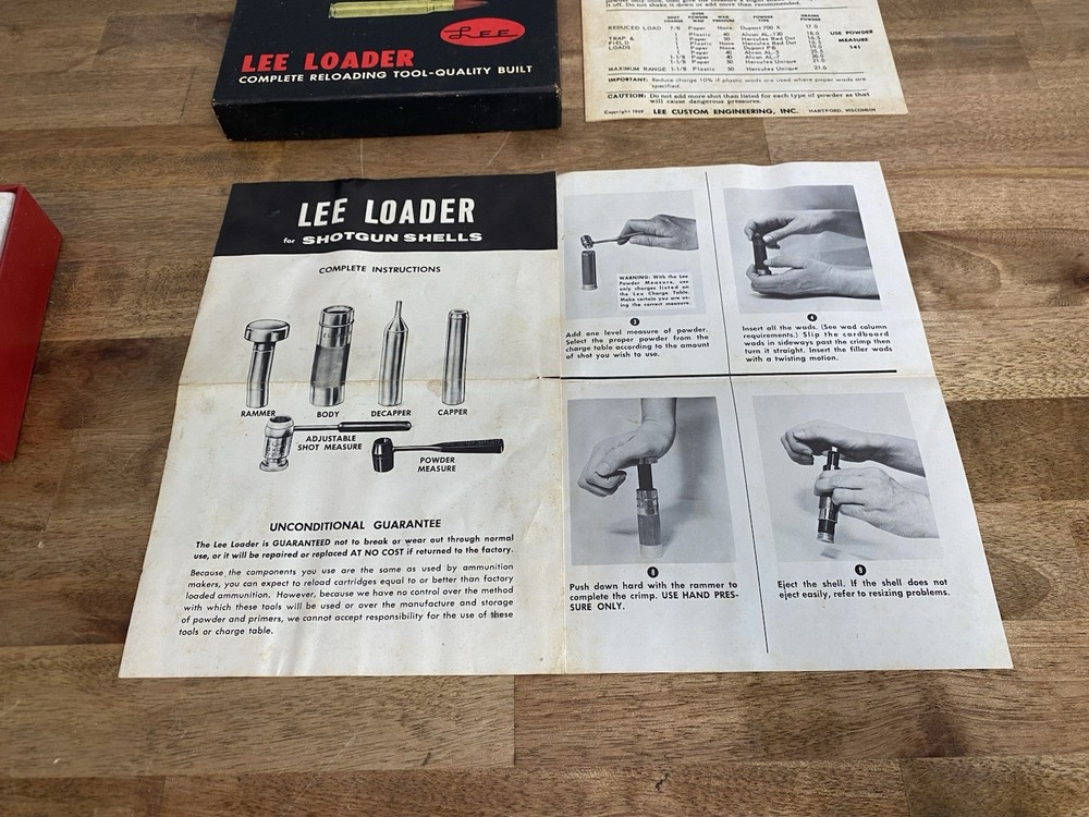Lee Loader Complete Reloading Tool, 16 Gauge, 2-3/4 Shells, Hartford, Wis.
