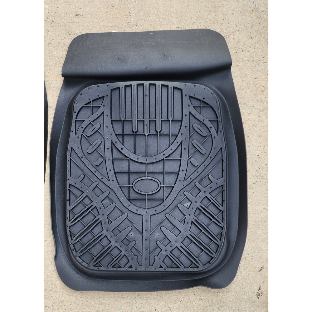 universal fit car floor mat, 2 front pieces