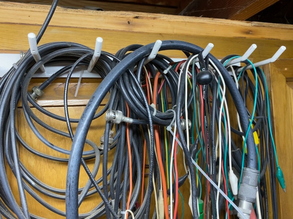 VARIED TEST COAX CABLES WITH BNC'S TEST LEADS AVIONICS