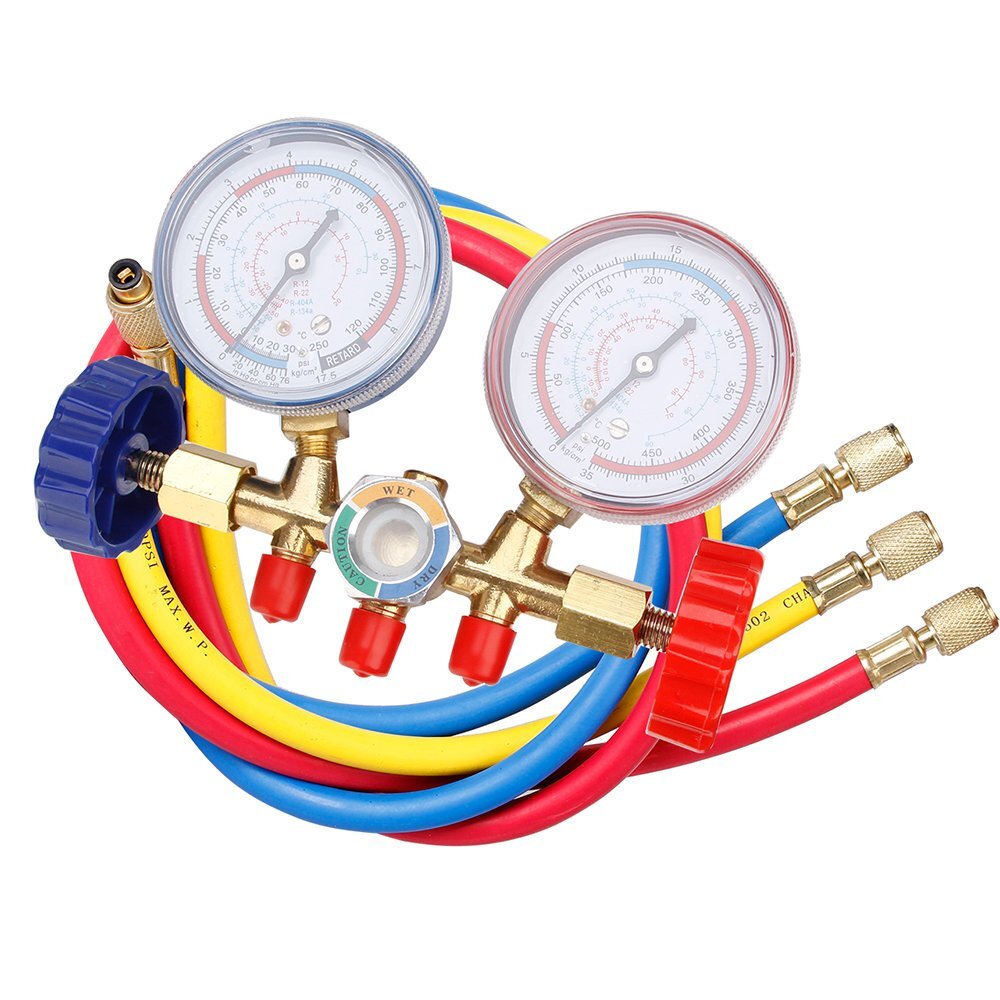 AC Diagnostic Manifold Gauge Set Charging Hose