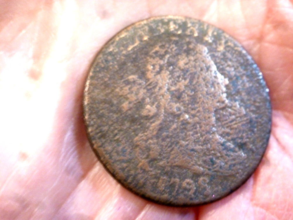 1798 US DRAPED BUST LARGE CENT