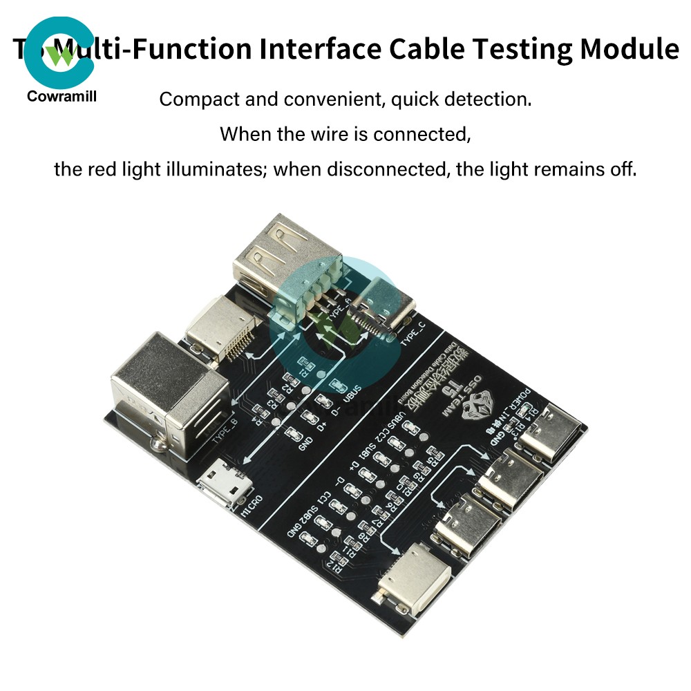T5 Multifunctional Interface Cable Detection Module Data Cable abnormal testing