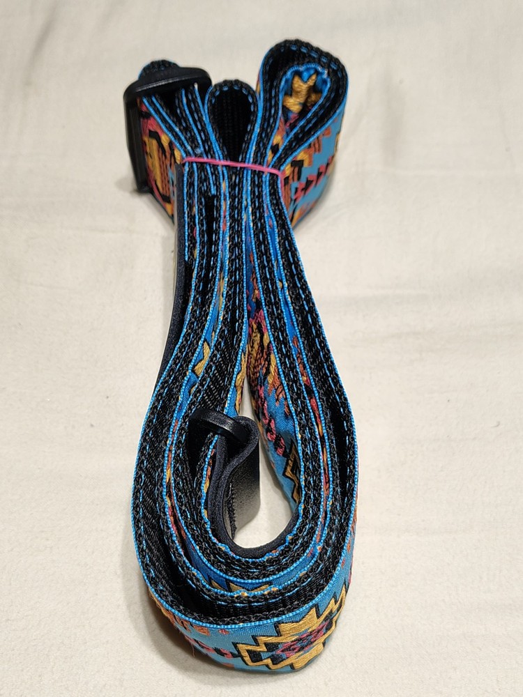 Ernie Ball Aztec Blue Yellow Red Black Strap 😎🎶 🎸