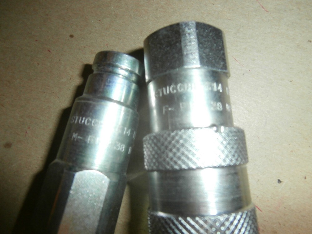 Stucchi 3/8" npt Flat Face Quick Coupler
