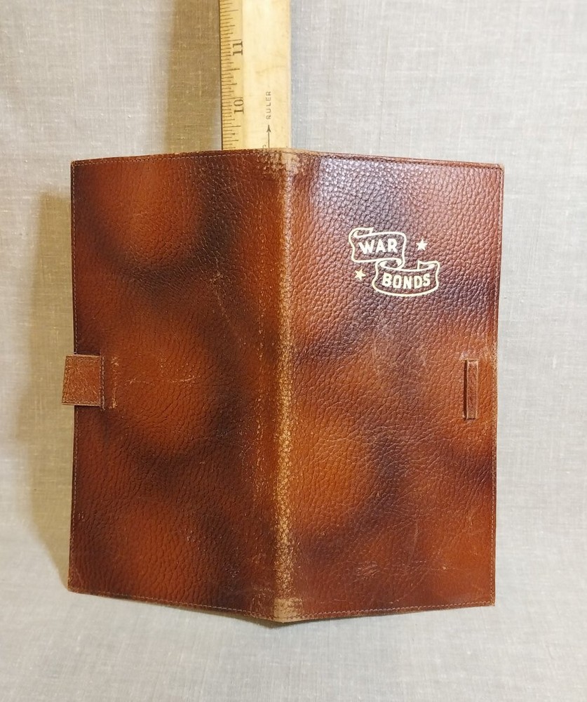 WWII Leather War Bond Folder
