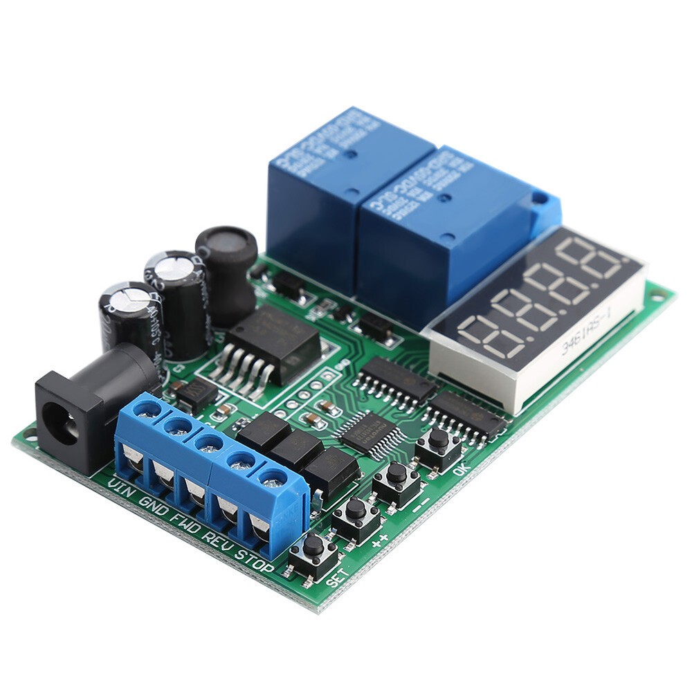 5V-24V Motors Forward / Reverse Controller Timing Delay Time Cycles Relay New