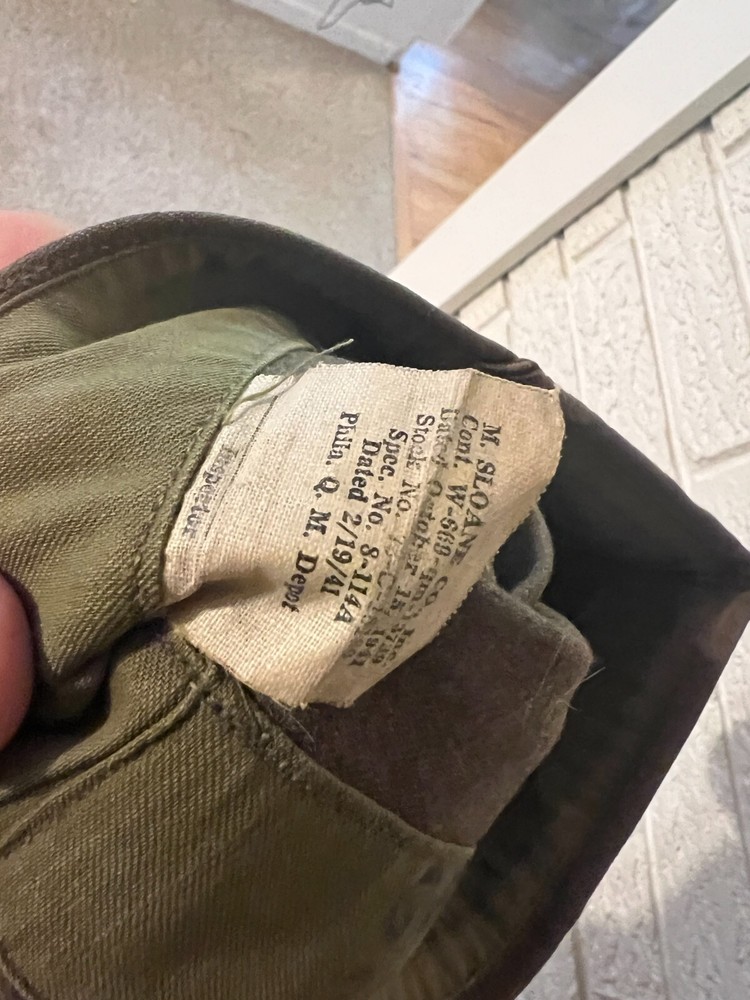 Military Wool Garrison cap C 1941 WW2