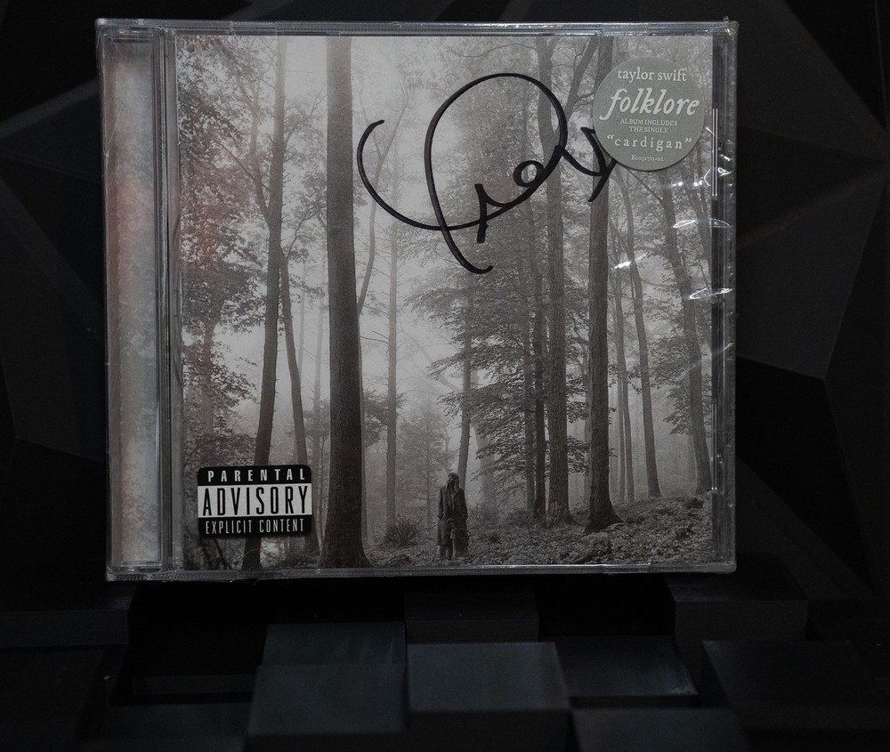 Taylor Swift Autographed Folklore CD Signed Sealed x2
