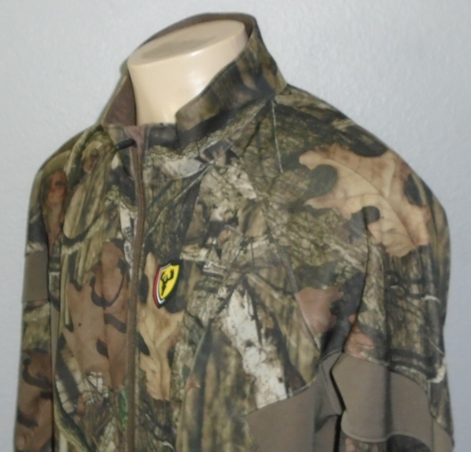 Scent Blocker Trinity Technology Camouflage Hunting Full Zip Jacket Men Large
