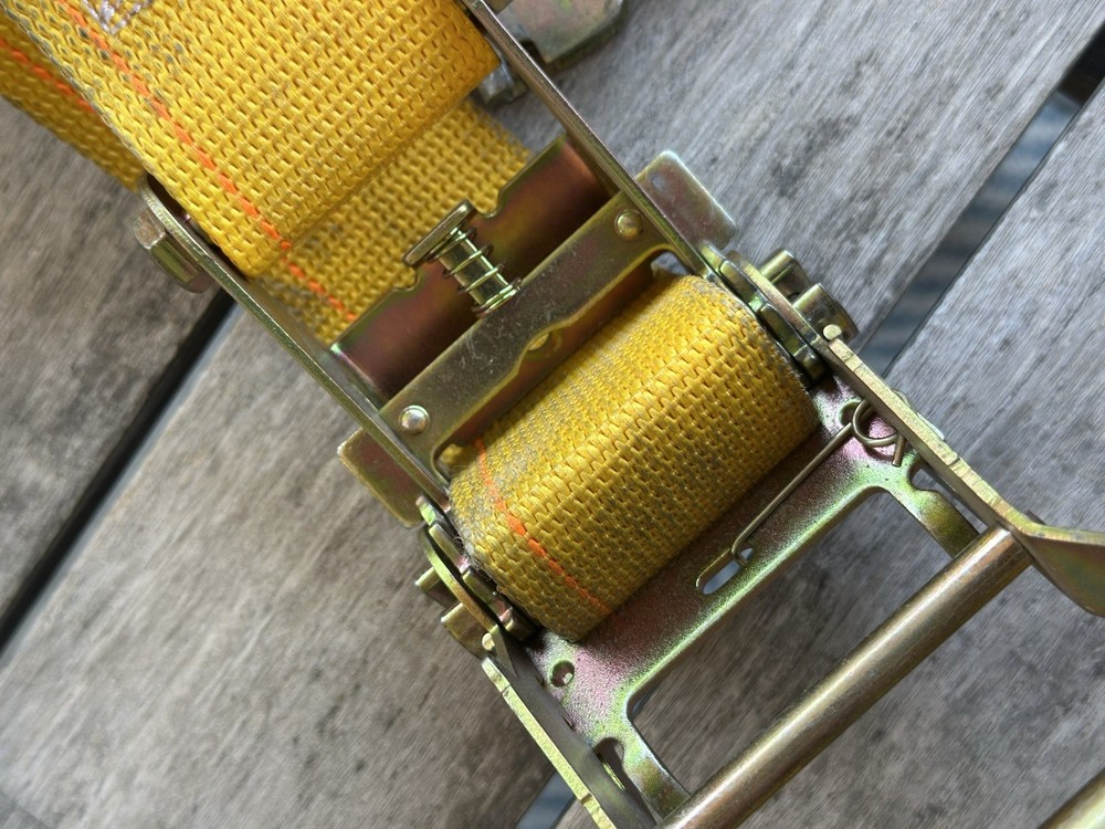 2 - Kinedyne E-Track Ratchet Strap 12'LX2" /1000lbs work load