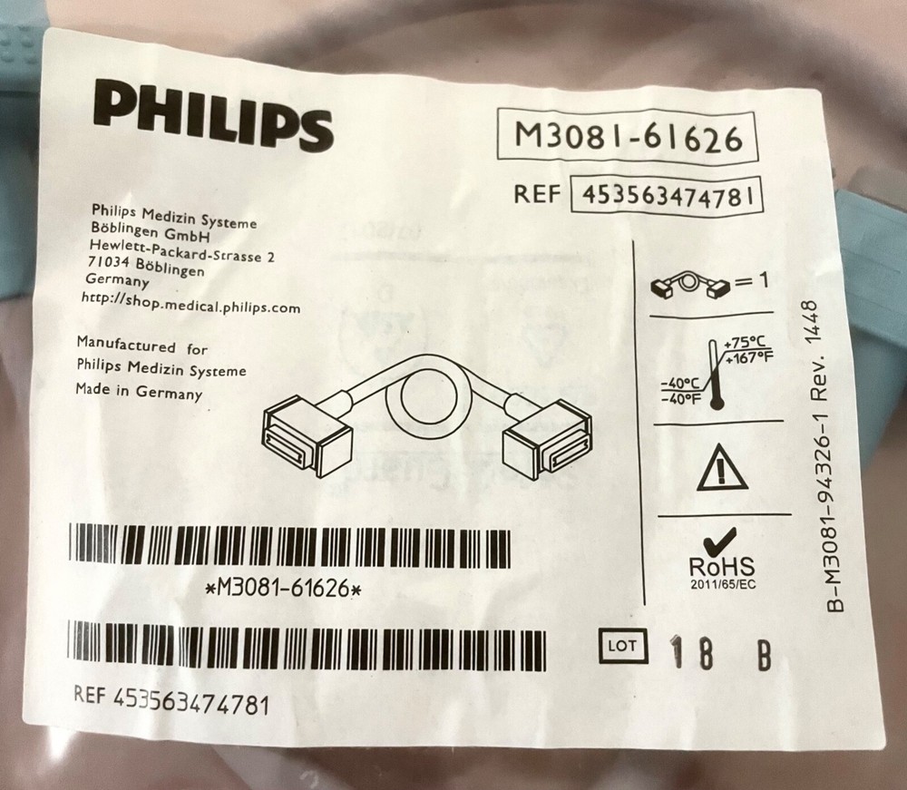 Philips cable M3081-61626 Ref 453563474781