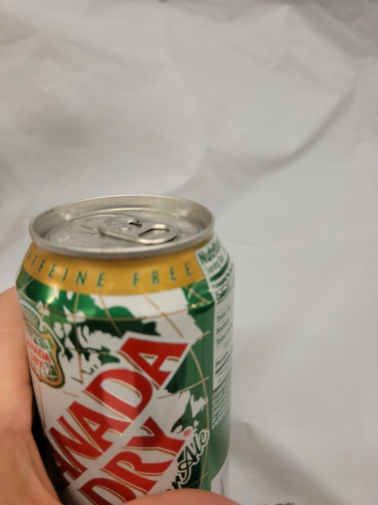 Vintage STASH CAN SECURITY BOX Canada Dry Ginger Ale # 6002