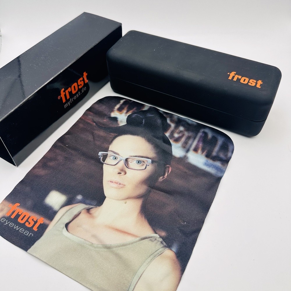 Frost Eyewear Glasses Case Sunglasses Black New