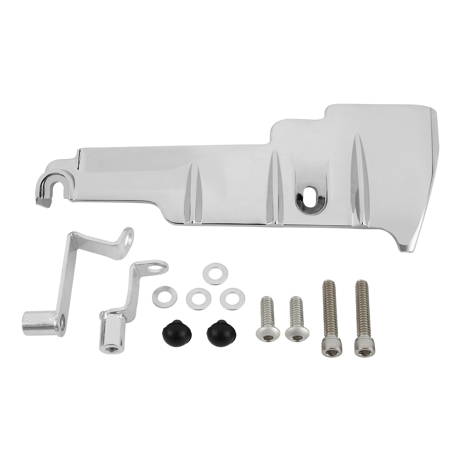 Chrome Rear Cylinder Base Cover Fit For Harley Touring Road King Glide 2009-2016