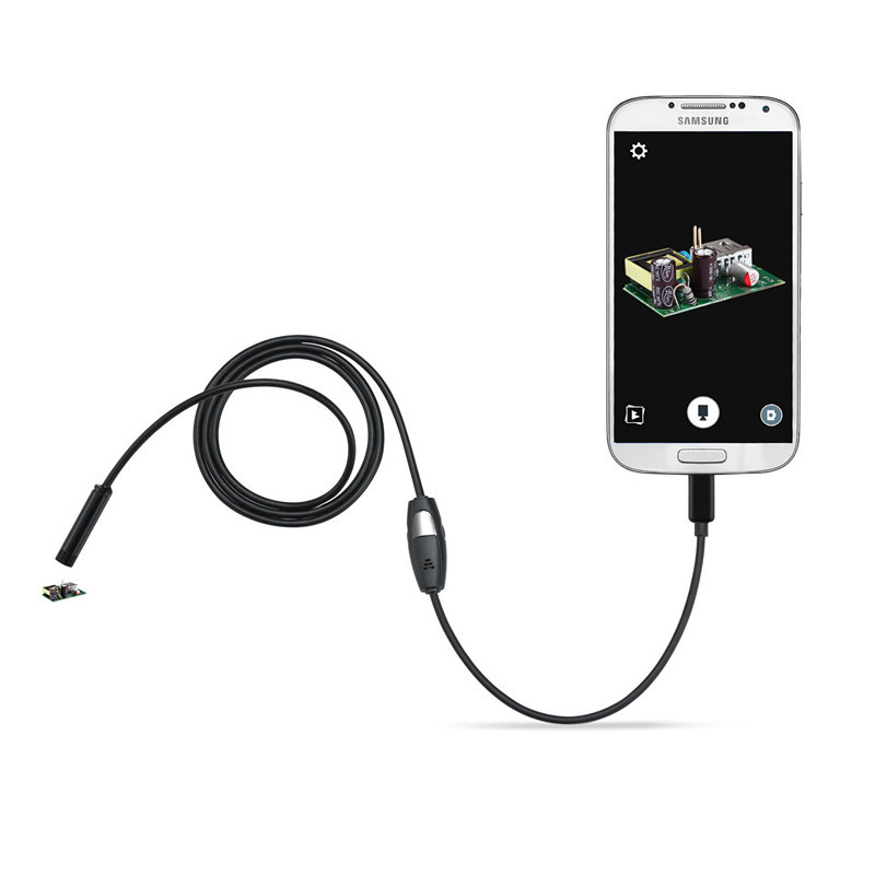 Car Engine Oil Pump Waterproof Endoscope Borescope Inspection Camera For Android