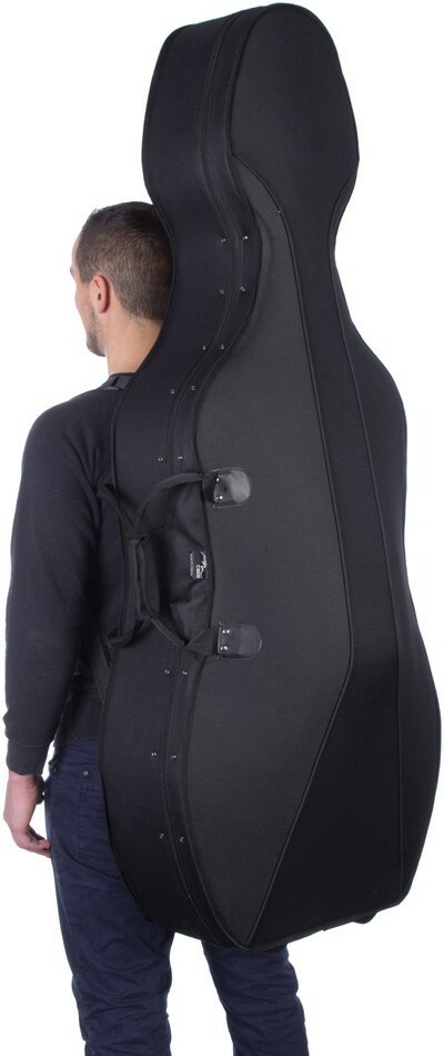UK Foam Cello Case Classic 1/4 M-case Black - Beige