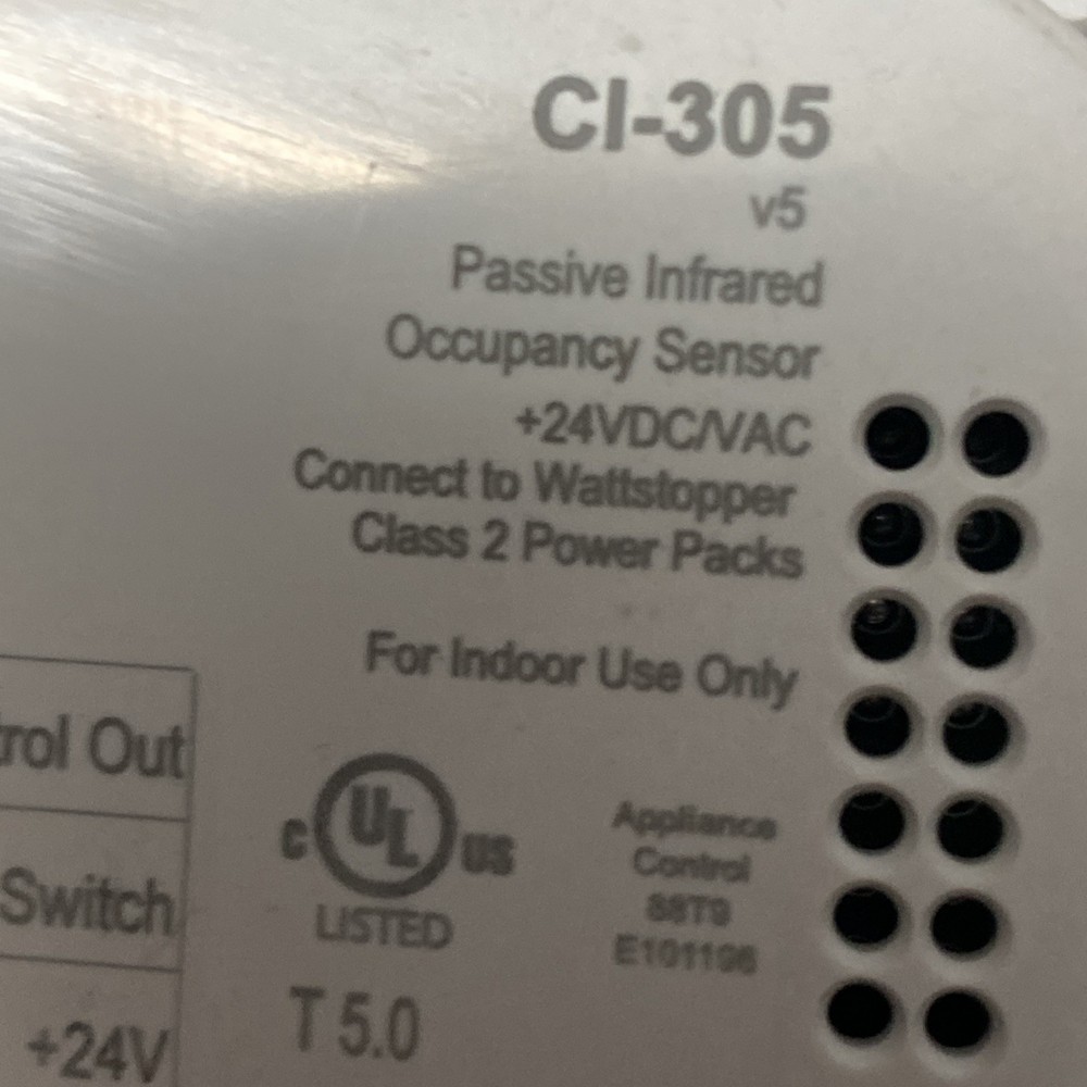 Wattstopper Legrand CI-305 Ceiling Occupancy Sensor 360° Passive Infrared PIR