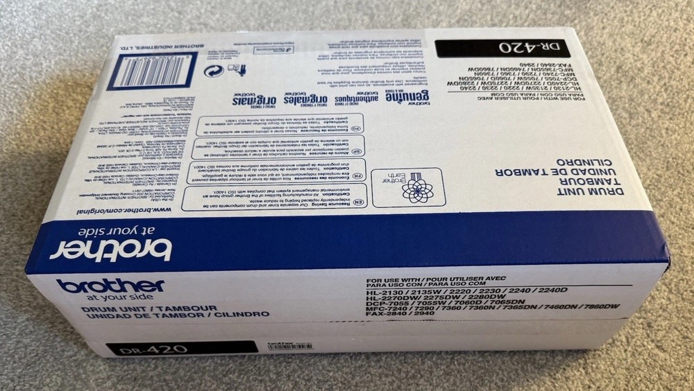NEW/OPEN BOX Brother DR-420 Drum Unit (DR420) for Printer/Copier