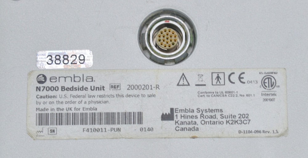 Embla N7000 PSG System Beside Unit