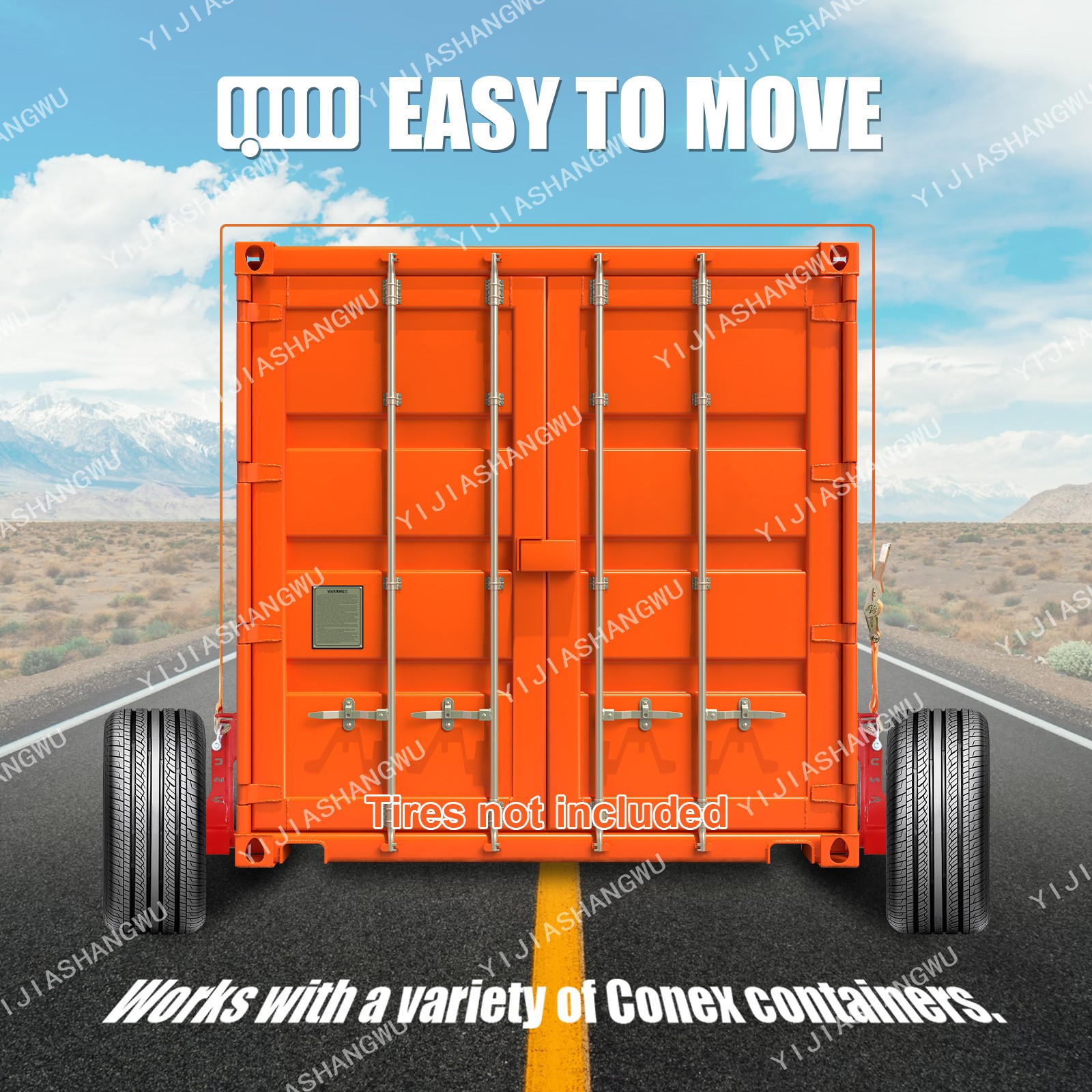 New upgrade Superior Shipping Container Wheels ，8x6.5 Lug ，container accessories