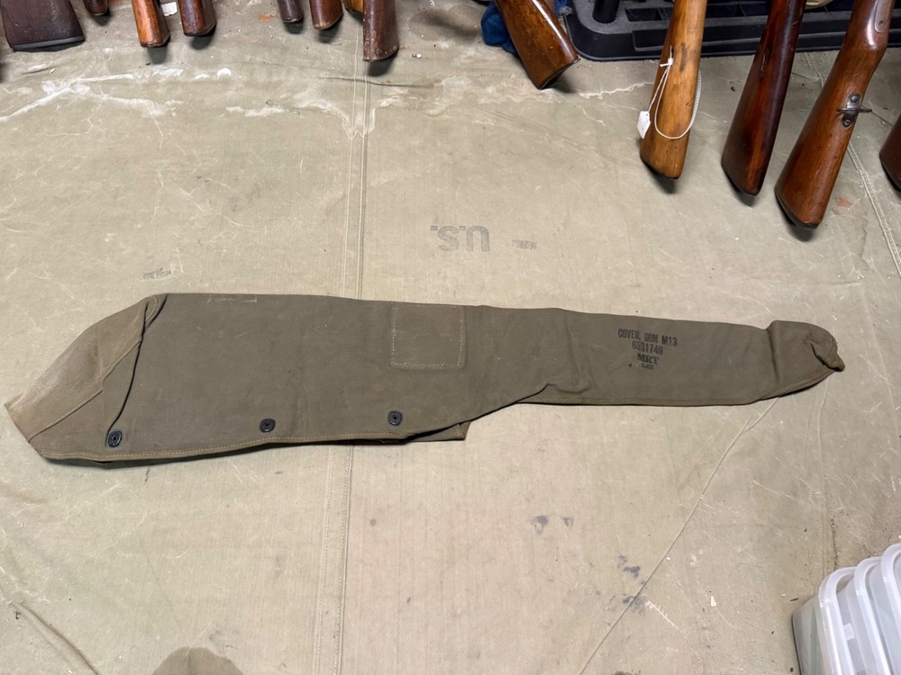 ORIGINAL WWII US ARMY INFANTRY M13 BROWNING m1919 m1919a4 CANVAS COVER CASE