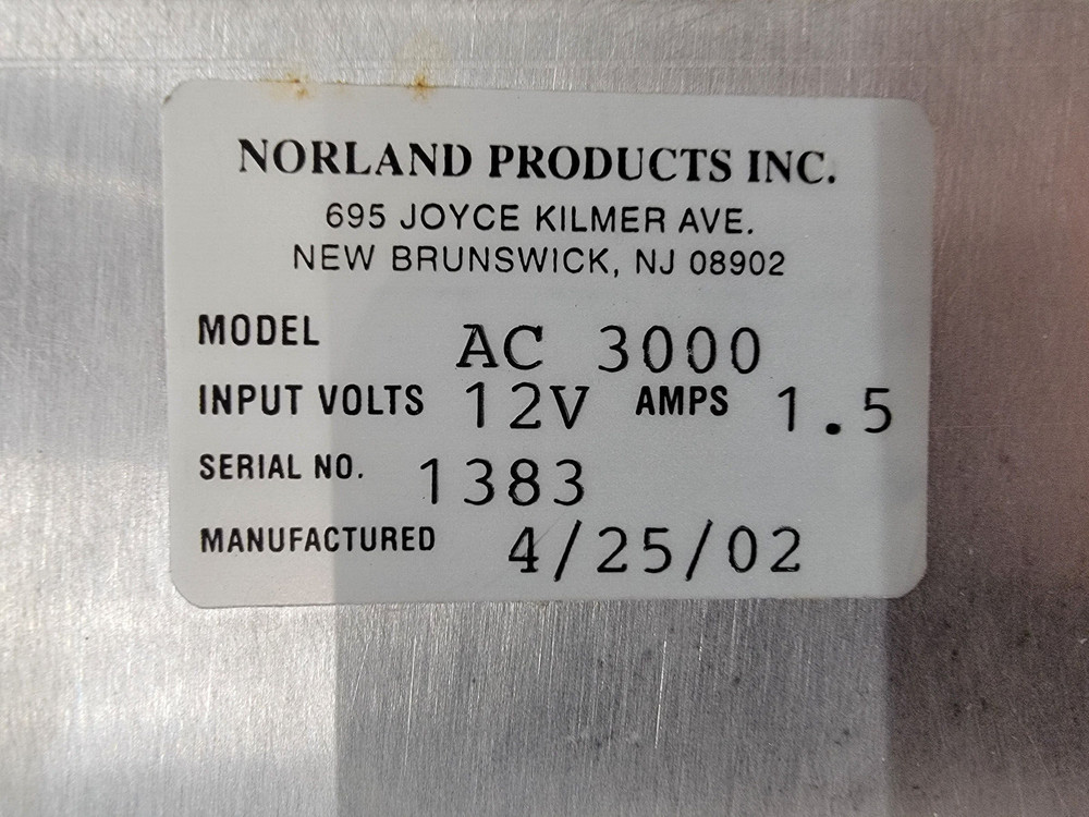 Norland AC-3000 Interferometer, Fiber Optic Connector Endface Geometry Test Set