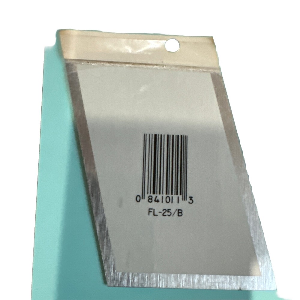 Self adhesive Reflective “B” letter chrome 2/12”X4”