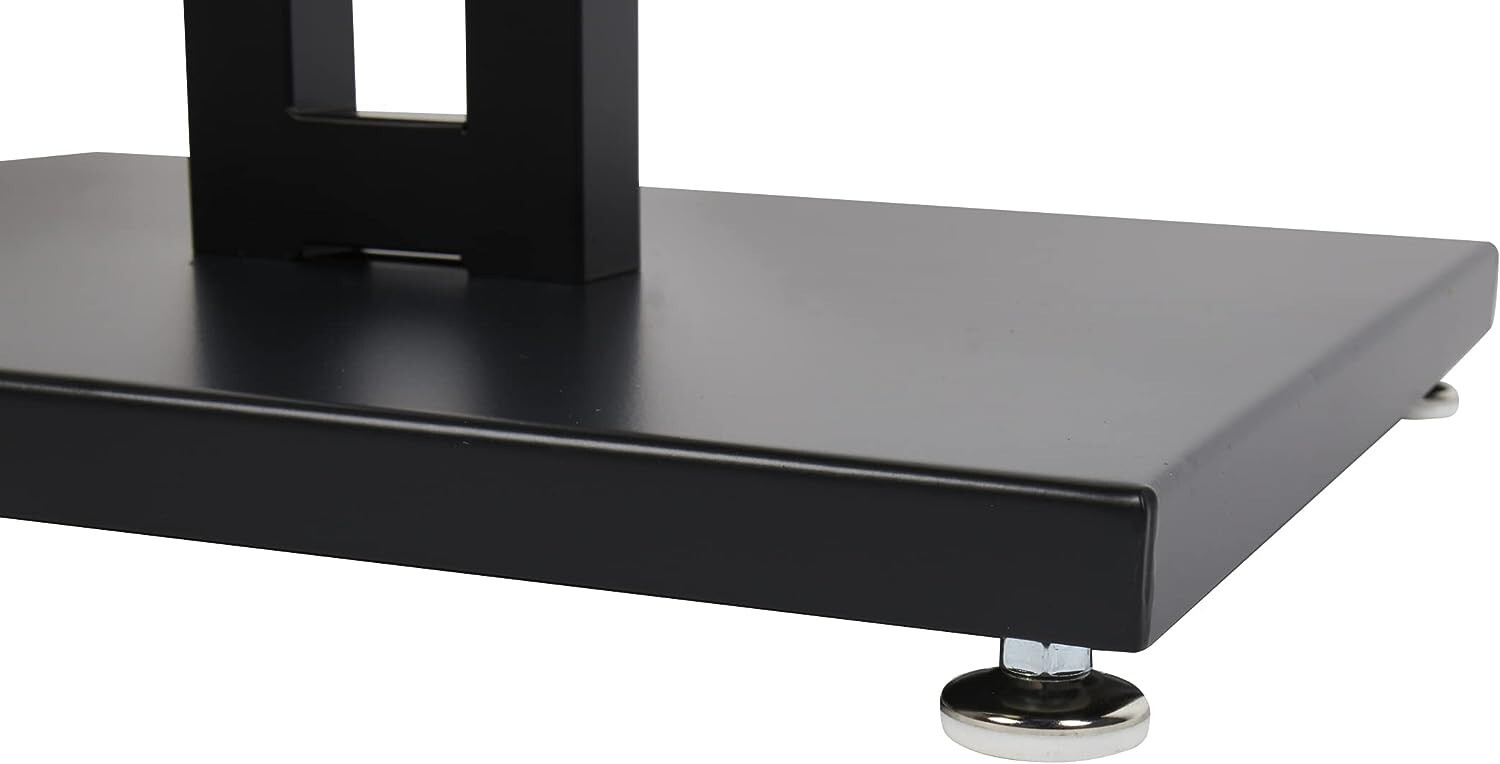 Clothes Rack Two Way 2 Straight Arms Clothing Garment Black Matte & Chrome 72"