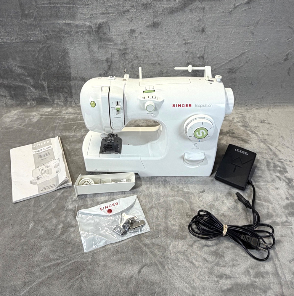 Singer Inspiration 4206 Sewing Machine 28-Stitch Auto *MISSING BOBBIN HOLDER*