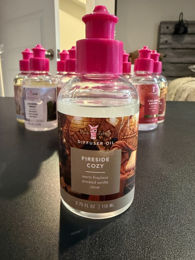 Pink Zebra Oil for Diffusers 3.75oz New Many Scents