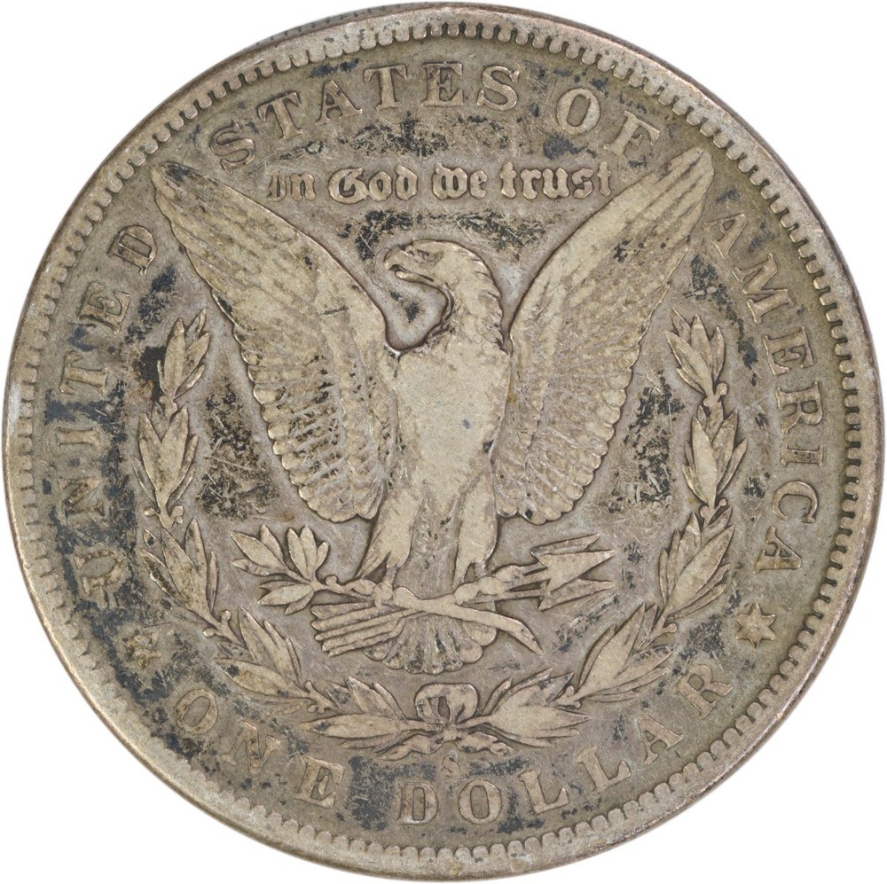 1896-S Morgan Silver Dollar VF Uncertified #621