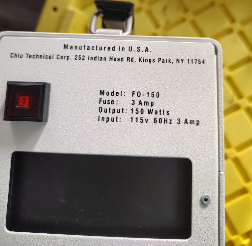 Chiu Technical Lumina FO-150 150W Light Source Illuminator BASE