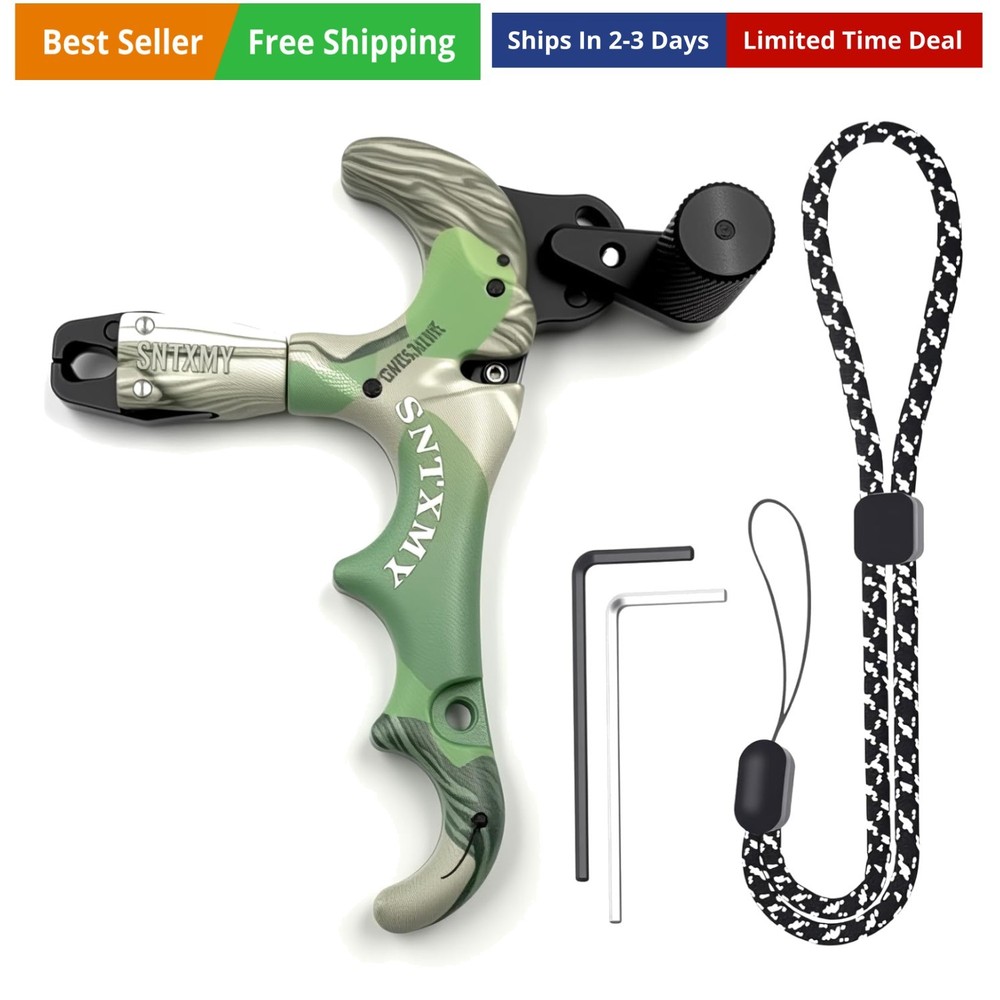 for Compound Bow, Archery Release Trigger, Compound , Thumb Release.