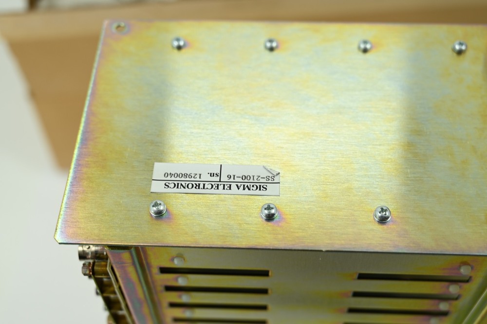 Sigma Electronic SS-2100-16 Lite Matrix Routing Switcher System with Cards
