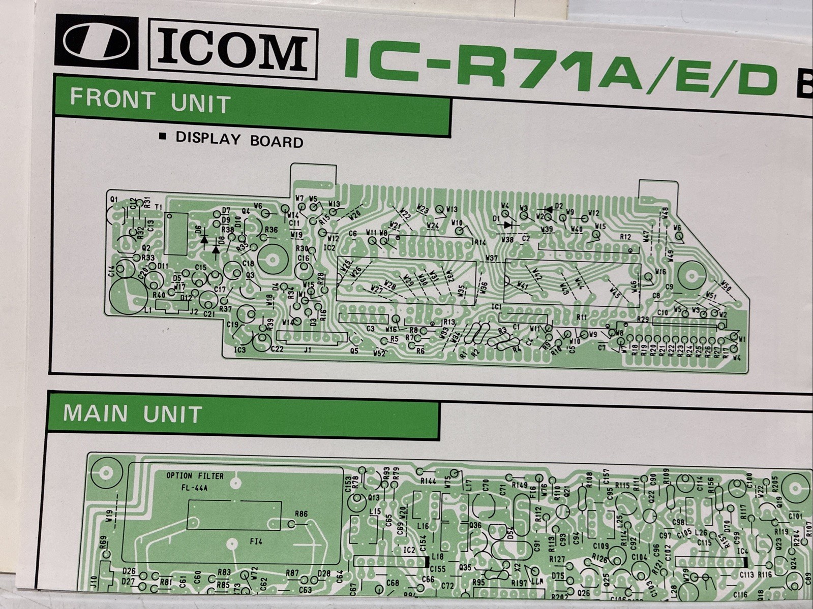 Icom IC-R71A Receiver Shortwave AM SSB CW Radio *CLASSIC DX MACHINE* w/MANUAL