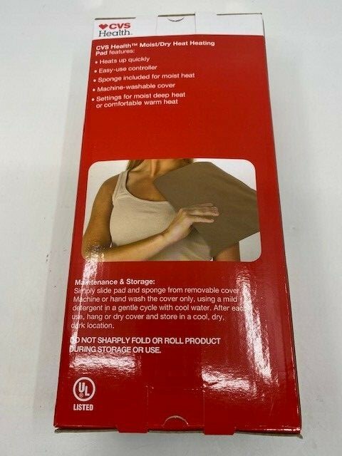 CVS Health Heating Pad with 3 Heat Settings and Controller