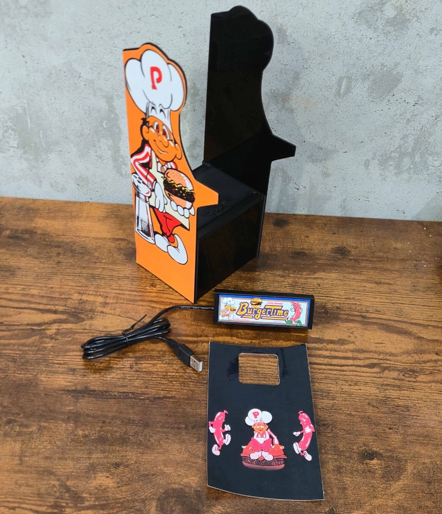 Custom Riser for My Arcade BurgerTime Micro Player *Arcade is not included*