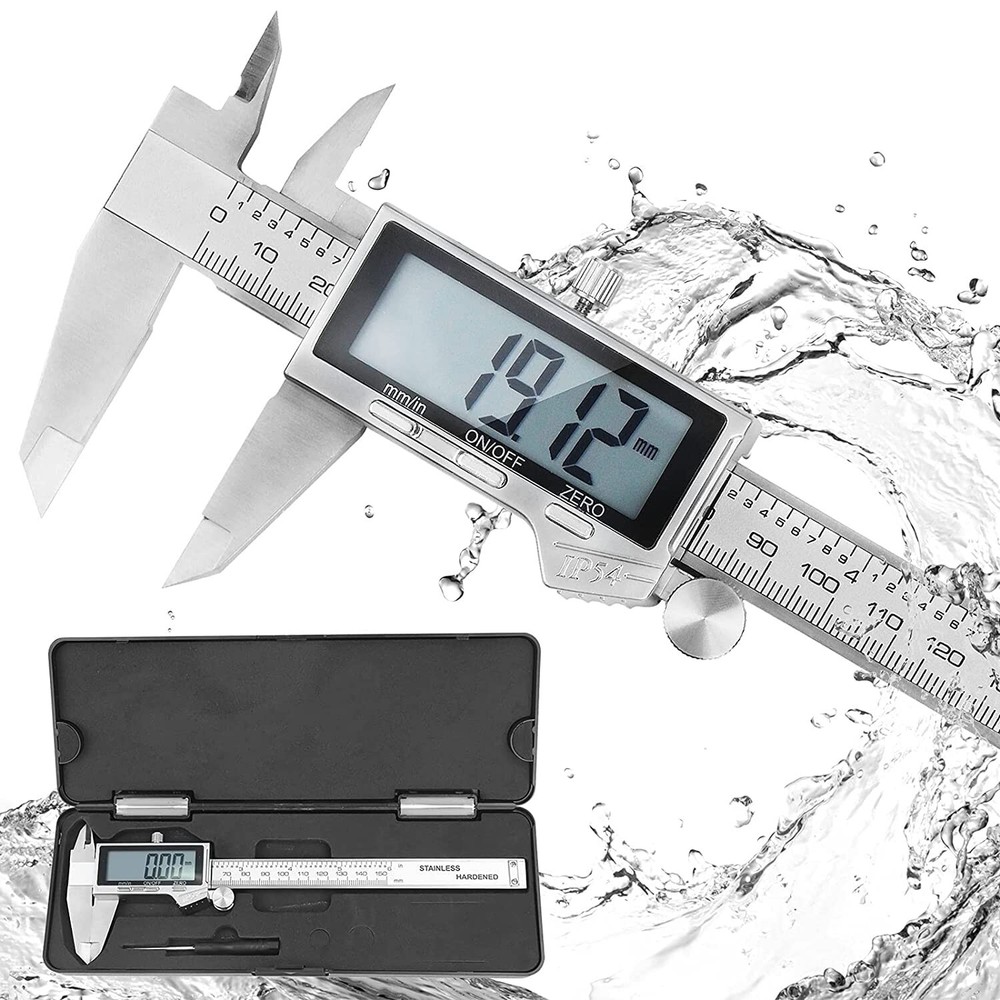 6 Inch Digital Caliper with Inch and Millimeter Conversion - High Accuracy Tool
