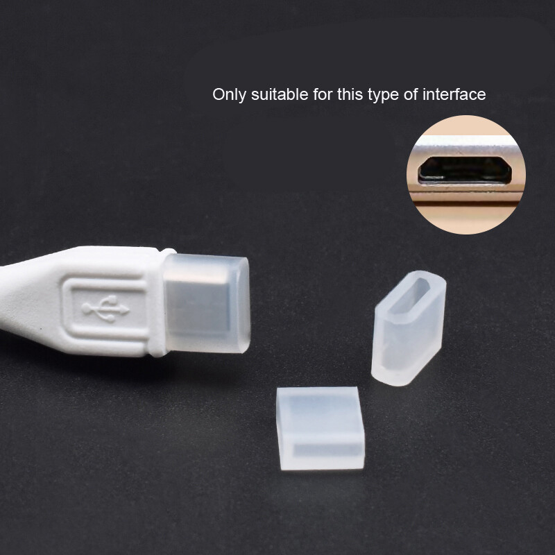 Dust Cover Caps Covers Suitable for Data Cable Dust Plug Cable Micro USB Male