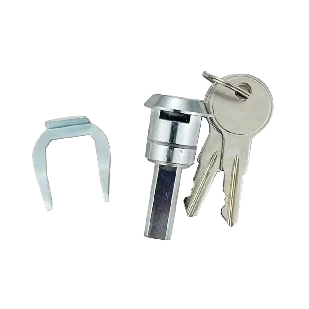 Silver Toolbox Lock For Cabinet Drawer Universal Movable Accessory Brand New