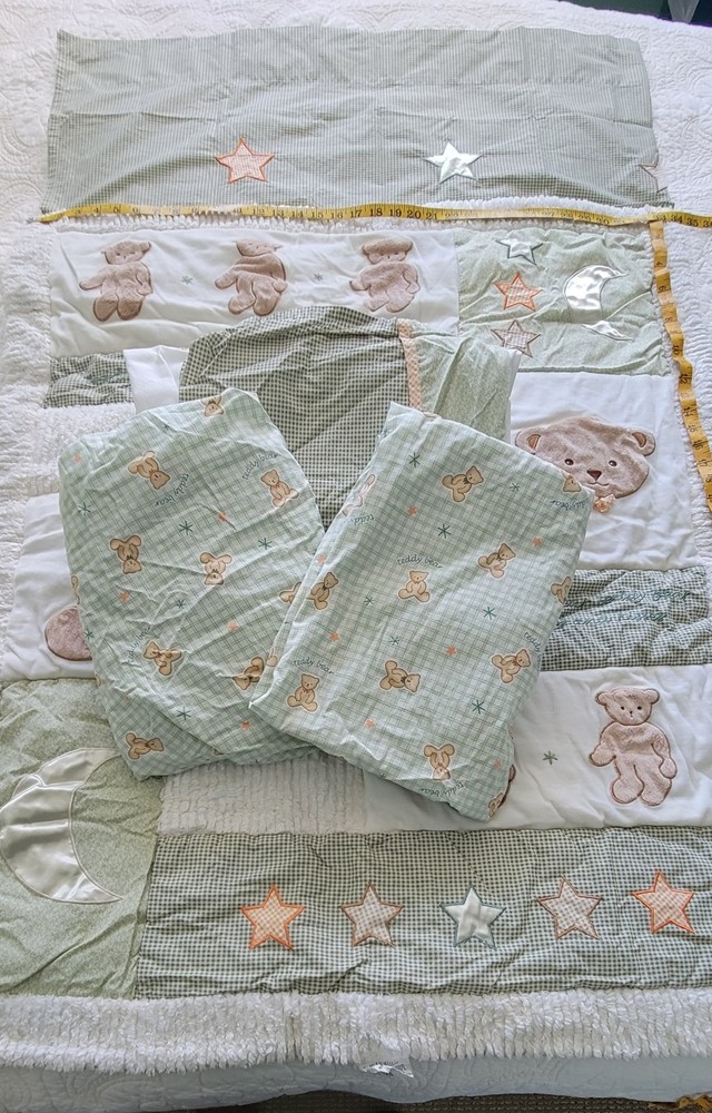 Lambs and Ivy Teddy Bear Crib Bedding Set