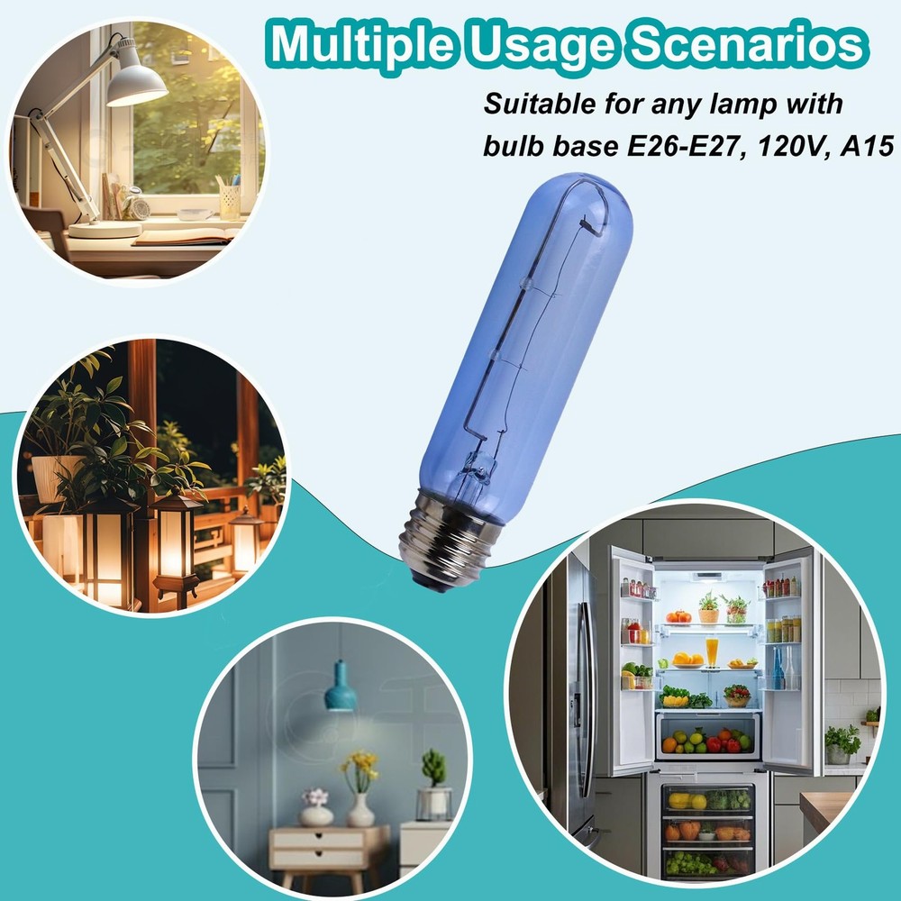 Upgrade 7006999 Blue Glass Replacement Bulb Compatible with sub-Zero Refriger...
