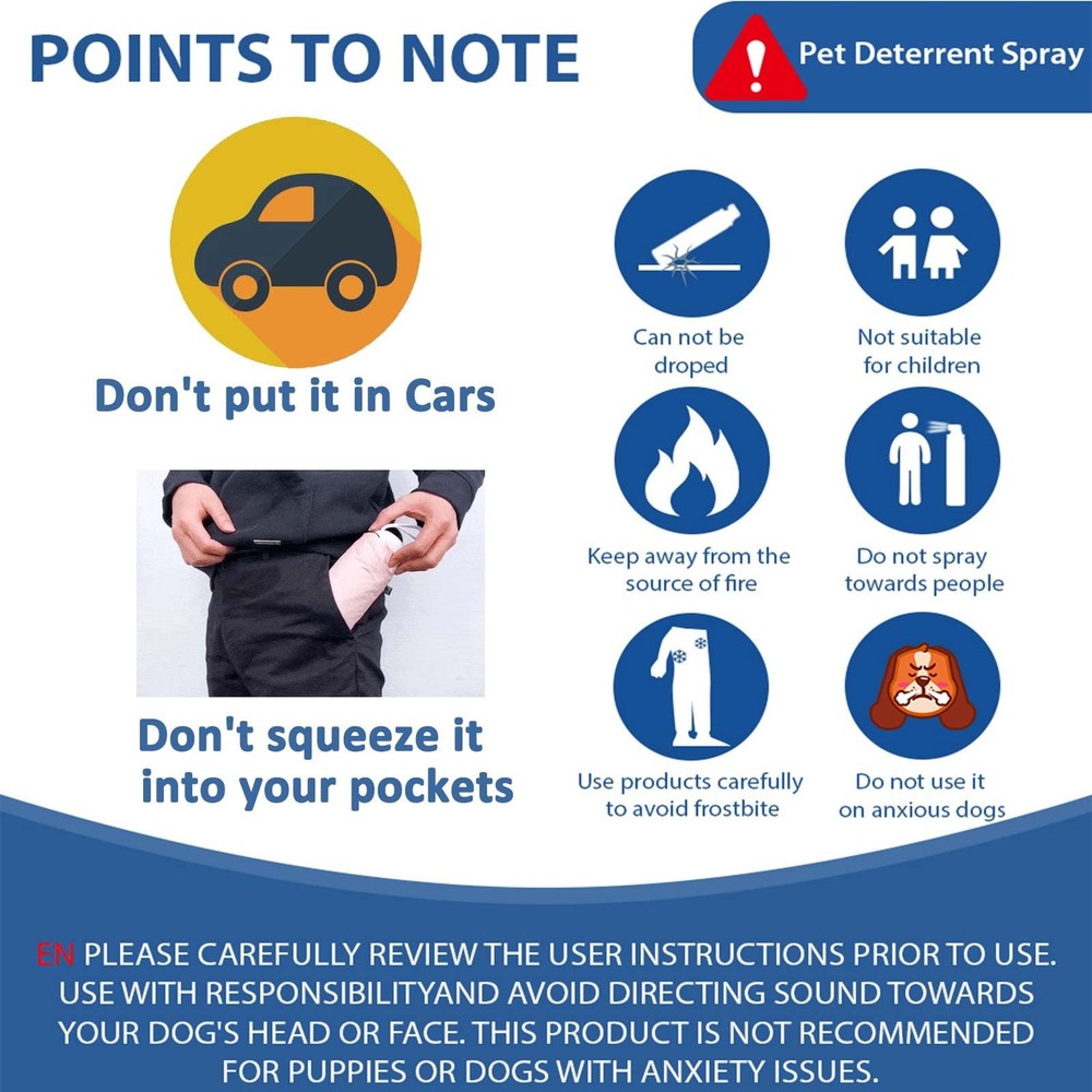 Corrector Spray Dog Trainer, 75ml Pet Instructor Spray for Dog, Humane Effect...